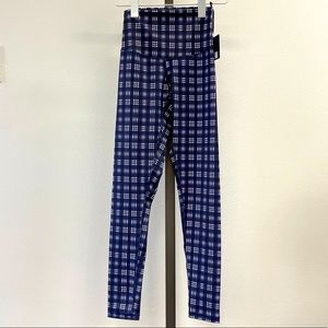 WITHOUT TAGS! DYI Navy Tartan Signature Tight